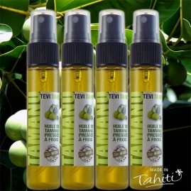 4 huiles vierges tamanu 30ml (dont 1 gratuit) tevi raiatea