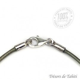 Bracelet cuir perle de Tahiti 🌵🌵
