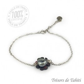 Bracelet Nacre Trèfle &...