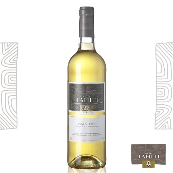 Clos du recif vin blanc de tahiti 75cl 2021