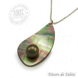 Pendentif Goutte Perle &...