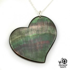 Pendentif Coeur de Nacre XL...