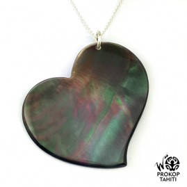 Pendentif Coeur de Nacre XL...