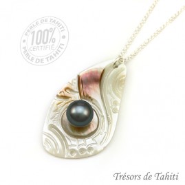 Pendentif Perle & Nacre...