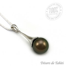 Pendentif Perle de Tahiti...